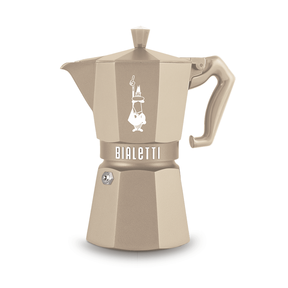 Bialetti Moka Exclusive Induction Sand - 6 cups