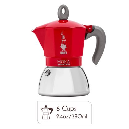 Bialetti Induction Moka Pot – Italian Stovetop Espresso Maker