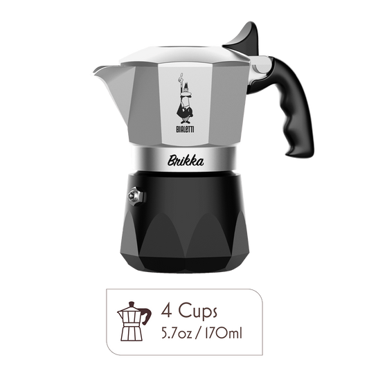 Bialetti Brikka Moka Pot – Crema-Rich Stovetop Espresso Maker