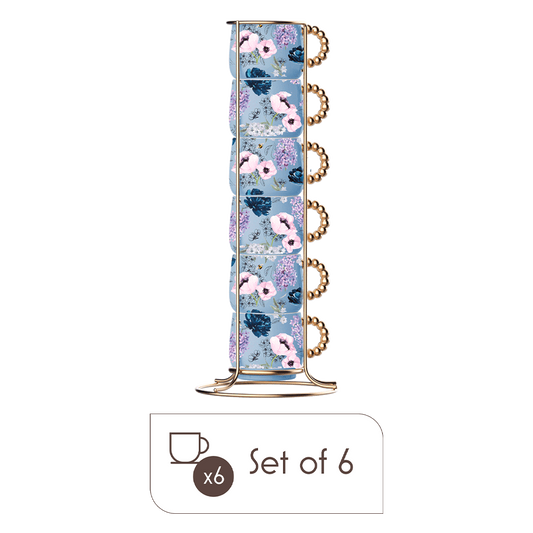 Bridgerton Regency-Inspired Stackable Coffee Cups