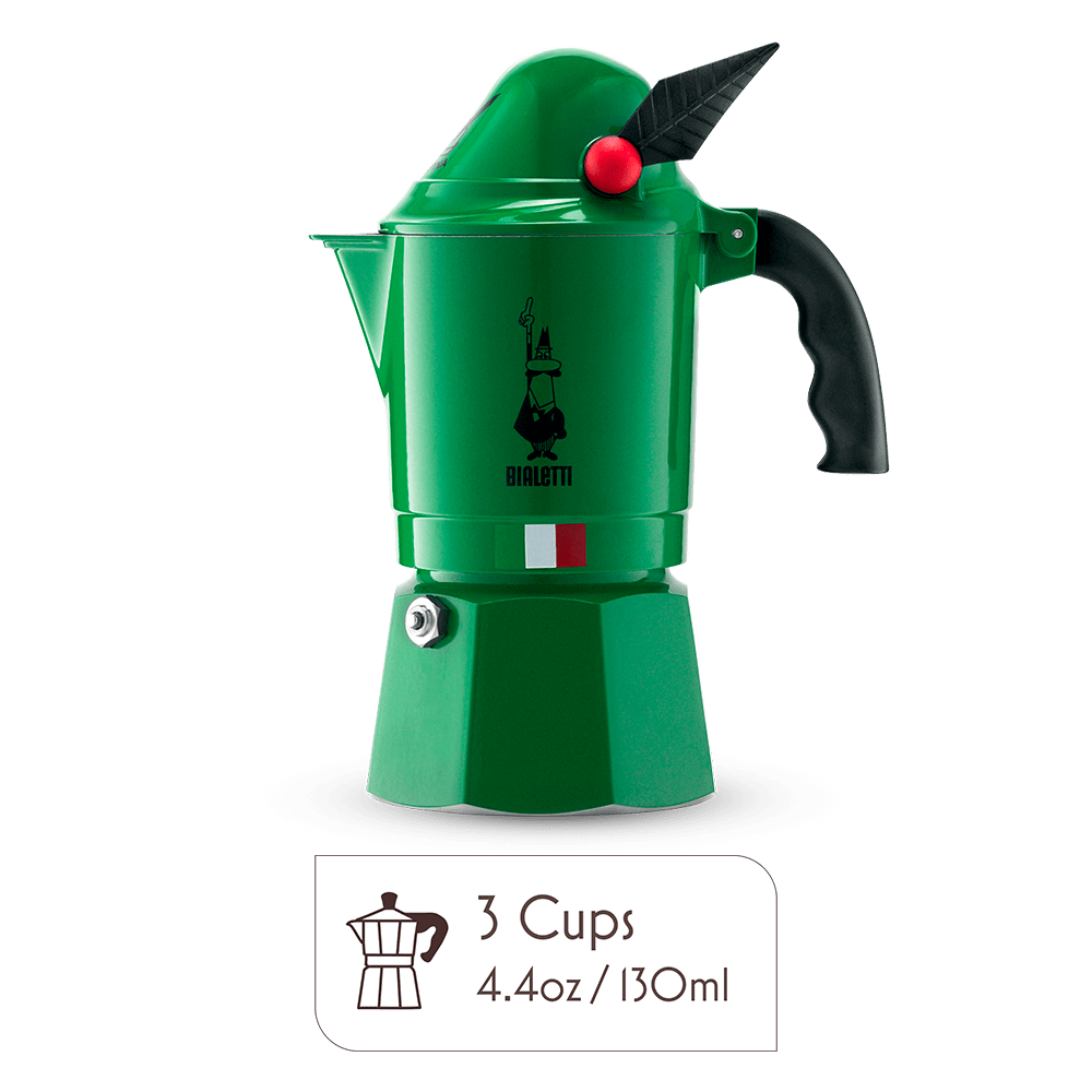 Bialetti Alpina Moka Pot – Italian Stovetop Espresso Maker