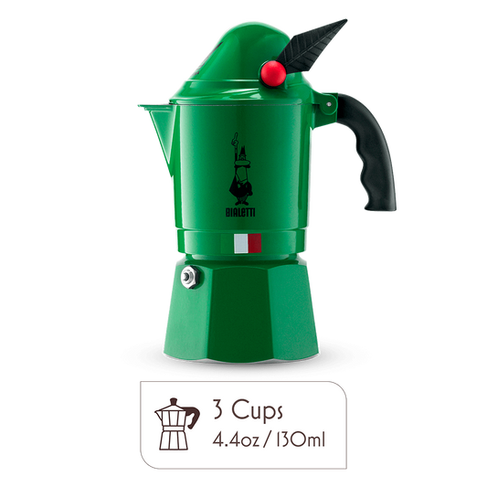 Bialetti Alpina Moka Pot – Italian Stovetop Espresso Maker