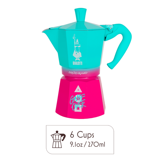 Squid Game Moka Pot Italian Coffee Maker & Stovetop Espresso Maker