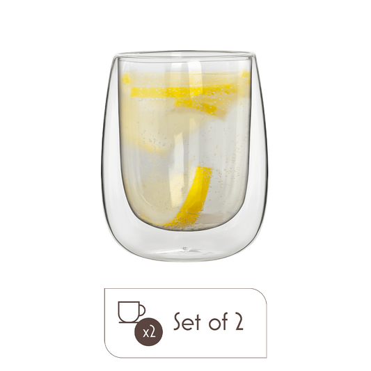 Verona Double-Wall Glass Cups – Espresso, Cappuccino & Iced Drink Sets