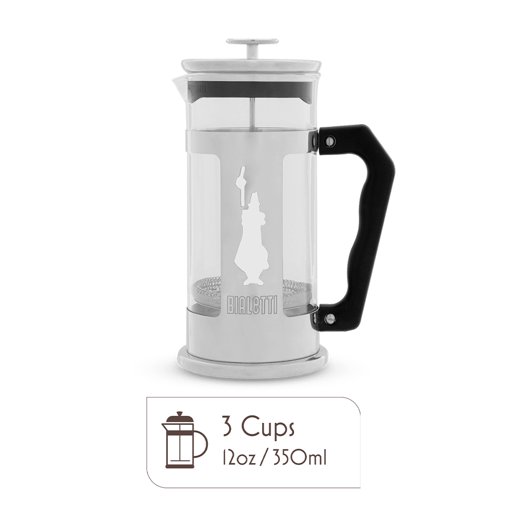 Bialetti Preziosa French Press 3 Cup – Coffee & Tea Maker