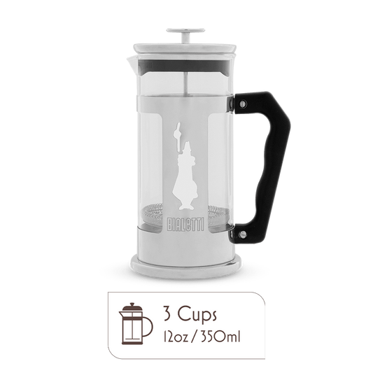 Bialetti Preziosa French Press 3 Cup – Coffee & Tea Maker